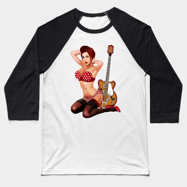 Rockin Redhead Baseball T-Shirt by SquareDog